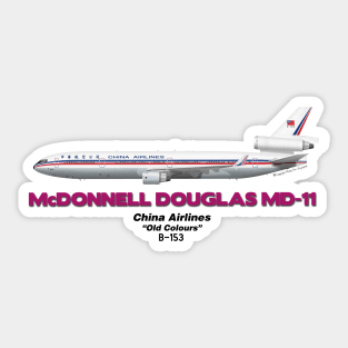 McDonnell Douglas MD-11 - China Airlines "Old Colours" Sticker